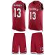 Cardinals -13 Kurt Warner Red Team Color Stitched NFL Limited Tank Top Suit Jersey