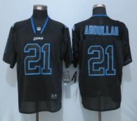 Nike Detroit Lions -21 Ameer Abdullah Lights Out Black Elite Jersey