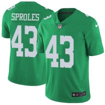 Nike Eagles -43 Darren Sproles Green Stitched NFL Limited Rush Jersey Nike Eagles -43 Darren Sproles Green Stitched NFL Limited Rush Jersey