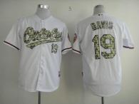 Baltimore Orioles #19 Chris Davis White USMC Cool Base Stitched MLB Jersey