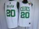 Boston Celtics -20 Ray Allen Stitched White Final Patch NBA Jersey
