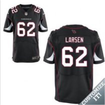 Nike Arizona Cardinals -62 Larsen Jersey Black Elite Alternate Jersey