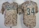 Cincinnati Reds -34 Homer Bailey Camo Alternate Cool Base Stitched MLB Jersey