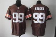 Nike Cleveland Browns -99 Paul Kruger Brown Team Color Men's Stitched NFL Elite Jersey