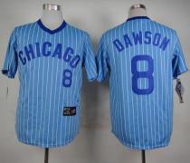Chicago Cubs -8 Andre Dawson Blue White Strip Cooperstown Throwback Stitched MLB Jersey Chicago Cubs -8 Andre Dawson Blue White Strip Cooperstown Throwback Stitched MLB Jersey