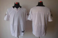 Nike Saints Blank White Stitched NFL Elite Jersey