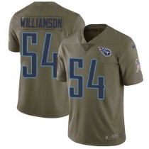 Nike Titans -54 Avery Williamson Olive Stitched NFL Limited 2017 Salute to Service Jersey Nike Titans -54 Avery Williamson Olive Stitched NFL Limited 2017 Salute to Service Jersey