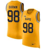 Nike Rams -98 Connor Barwin Gold Stitched NFL Limited Rush Tank Top Jersey