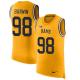 Nike Rams -98 Connor Barwin Gold Stitched NFL Limited Rush Tank Top Jersey