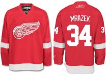 Detroit Red Wings -34 Petr Mrazek Red Stitched NHL Jersey Detroit Red Wings -34 Petr Mrazek Red Stitched NHL Jersey