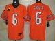 Nike Bears -6 Jay Cutler Orange Alternate With C Patch Stitched NFL Elite Jersey