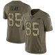 Nike Bills -85 Charles Clay Olive Camo Stitched NFL Limited 2017 Salute To Service Jersey