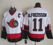 Ottawa Senators -11 Daniel Alfredsson White CCM Throwback Stitched NHL Jersey Ottawa Senators -11 Daniel Alfredsson White CCM Throwback Stitched NHL Jersey
