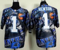 Nike Carolina Panthers -1 Cam Newton Team Color NFL Elite Fanatical Version Jersey Nike Carolina Panthers -1 Cam Newton Team Color NFL Elite Fanatical Version Jersey