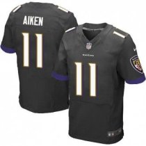 Nike Baltimore Ravens -11 Kamar Aiken Black Alternate Stitched NFL New Elite Jersey Nike Baltimore Ravens -11 Kamar Aiken Black Alternate Stitched NFL New Elite Jersey