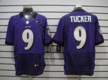 Nike Ravens -9 Justin Tucker Purple Team Color With Art Patch Stitched NFL Elite Jersey Nike Ravens -9 Justin Tucker Purple Team Color With Art Patch Stitched NFL Elite Jersey