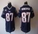 Nike New England Patriots -87 Rob Gronkowski Navy Blue Team Color With C Patch Mens Stitched NFL Eli