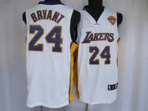 Los Angeles Lakers -24 Kobe Bryant Stitched White Final Patch NBA Jersey Los Angeles Lakers -24 Kobe Bryant Stitched White Final Patch NBA Jersey