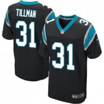 Nike Carolina Panthers -31 Charles Tillman Black Team Color Stitched NFL Elite Jersey Nike Carolina Panthers -31 Charles Tillman Black Team Color Stitched NFL Elite Jersey