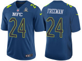 2017 PRO BOWL NFC DEVONTA FREEMAN BLUE GAME JERSEY