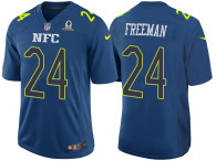 2017 PRO BOWL NFC DEVONTA FREEMAN BLUE GAME JERSEY