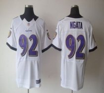 Nike Ravens -92 Haloti Ngata White Men Stitched NFL Elite Jersey Nike Ravens -92 Haloti Ngata White Men Stitched NFL Elite Jersey