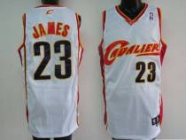 Cleveland Cavaliers -23 LeBron James Stitched White NBA Jersey Cleveland Cavaliers -23 LeBron James Stitched White NBA Jersey