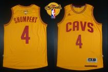 Revolution 30 Cleveland Cavaliers -4 Iman Shumpert Gold The Finals Patch Stitched NBA Jersey Revolution 30 Cleveland Cavaliers -4 Iman Shumpert Gold The Finals Patch Stitched NBA Jersey