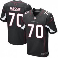 Nike Arizona Cardinals -70 Massie Jersey Black Elite Alternate Jersey