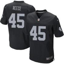 Nike Oakland Raiders #45 Marcel Reece Black Team Color Men's Stitched NFL Elite Jersey Nike Oakland Raiders #45 Marcel Reece Black Team Color Men's Stitched NFL Elite Jersey