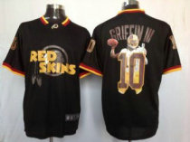 Nike Redskins -10 Robert Griffin III Black NFL Game All Star Fashion Jersey Nike Redskins -10 Robert Griffin III Black NFL Game All Star Fashion Jersey