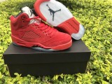 Authentic Air Jordan 5 GS “Red Suede”