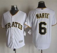 Pittsburgh Pirates #6 Starling Marte White New Cool Base Stitched MLB Jersey