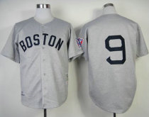 Mitchell And Ness 1939 Boston Red Sox #9 Ted Williams Grey Throwback Stitched MLB Jersey Mitchell And Ness 1939 Boston Red Sox #9 Ted Williams Grey Throwback Stitched MLB Jersey