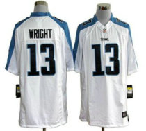 Nike Titans -13 Kendall Wright White Stitched NFL Game Jersey Nike Titans -13 Kendall Wright White Stitched NFL Game Jersey