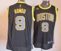 Boston Celtics -9 Rajon Rondo Black Electricity Fashion Stitched NBA Jersey Boston Celtics -9 Rajon Rondo Black Electricity Fashion Stitched NBA Jersey