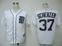 Detroit Tigers #37 Max Scherzer White Cool Base Stitched MLB Jersey Detroit Tigers #37 Max Scherzer White Cool Base Stitched MLB Jersey