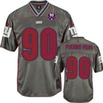 Nike New York Giants #90 Jason Pierre-Paul Grey With 1925-2014 Season Patch Men's Stitched NFL Elite Nike New York Giants #90 Jason Pierre-Paul Grey With 1925-2014 Season Patch Men's Stitched NFL Elite