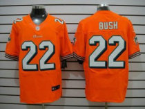 Nike Dolphins -22 Reggie Bush Orange Alternate Stitched NFL Elite Jersey Nike Dolphins -22 Reggie Bush Orange Alternate Stitched NFL Elite Jersey