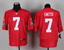 Nike New York Jets -7 Geno Smith Red NFL Elite QB Practice Jersey Nike New York Jets -7 Geno Smith Red NFL Elite QB Practice Jersey