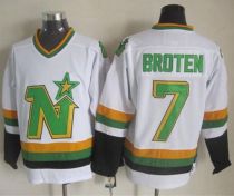 Dallas Stars -7 Neal Broten White CCM Throwback Stitched NHL Jersey Dallas Stars -7 Neal Broten White CCM Throwback Stitched NHL Jersey