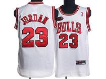 Chicago Bulls -23 Michael Jordan Stitched White Champion Patch NBA Jersey Chicago Bulls -23 Michael Jordan Stitched White Champion Patch NBA Jersey