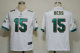 Nike Dolphins -15 Davone Bess White Stitched NFL Game Jersey