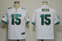 Nike Dolphins -15 Davone Bess White Stitched NFL Game Jersey Nike Dolphins -15 Davone Bess White Stitched NFL Game Jersey