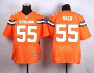 Nike Cleveland Browns -55 Alex Mack Orange Alternate Men's Stitched NFL New Elite Jersey