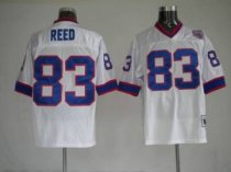 Mitchell and Ness Bills -83 Andre Reed White Stitched Throwback NFL Jersey