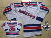 New York Rangers -36 Mats Zuccarello White Road With 2014 Stanley Cup Finals Stitched NHL Jersey New York Rangers -36 Mats Zuccarello White Road With 2014 Stanley Cup Finals Stitched NHL Jersey