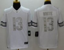 Nike Chicago Bears -13 Kevin White White Stitched NFL Limited Platinum Jersey Nike Chicago Bears -13 Kevin White White Stitched NFL Limited Platinum Jersey