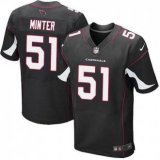Nike Arizona Cardinals -51 Minter Jersey Black Elite Alternate Jersey