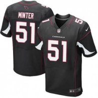 Nike Arizona Cardinals -51 Minter Jersey Black Elite Alternate Jersey